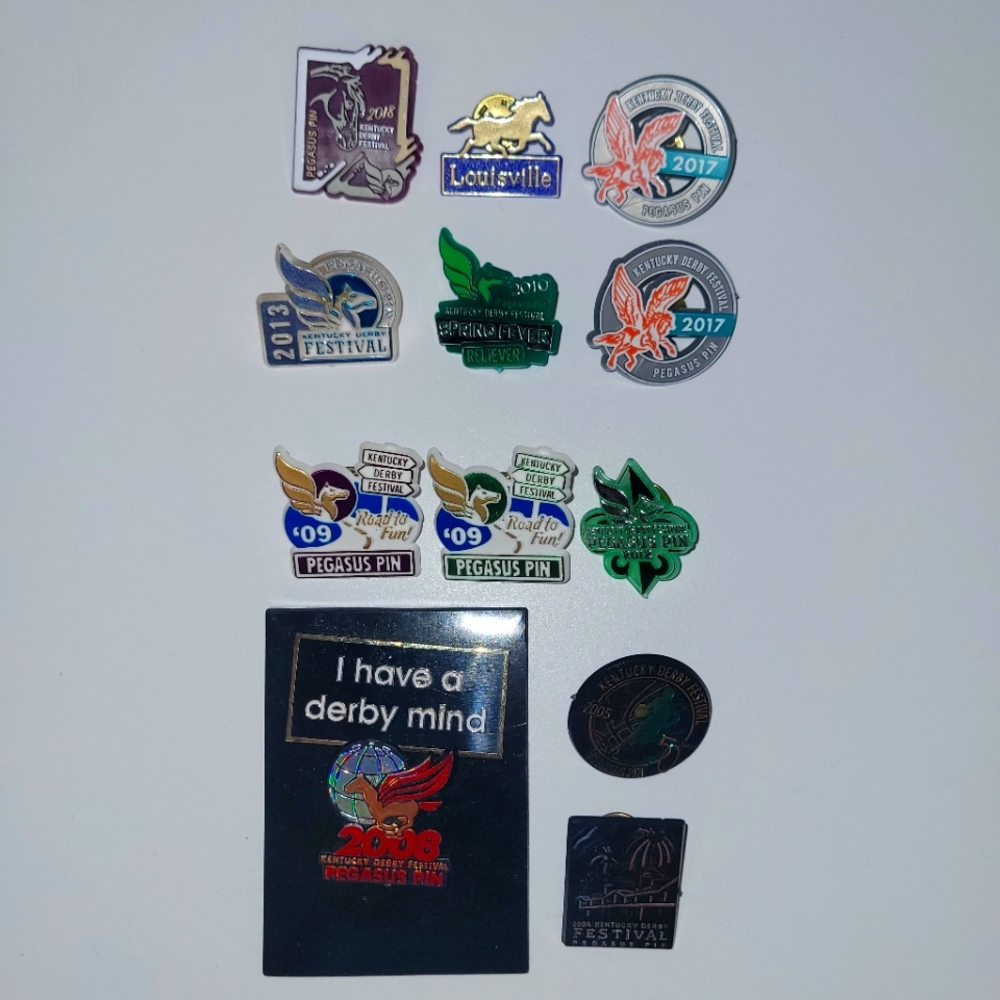 Set of Kentucky Derby Pins